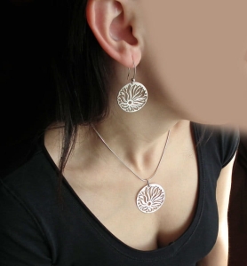 Piękny Srebrny Komplet Wyjątkowy  i Efektowny!!! 4