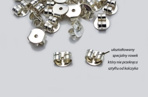 BARANKI ,ZATYCZKI SREBRNE Rodowane Próba 925 do kolczyków !