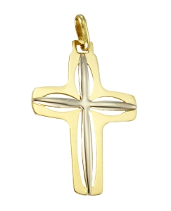 Złoty Dwukolorowy Krzyż - Próba 585