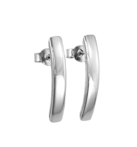 Piękne Srebrne Kolczyki Gładkie Pazurki !!! JAKOŚĆ !!!