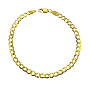 Modna Złota Męska Bransoletka Diamentowana Pancerka z Rowkiem !