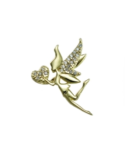Piękna Złota Wróżka z Cyrkoniami  !!! Jakość Wykonania !!!