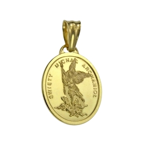 Złoty Medalik ŚWIĘTY MICHAŁ ARCHANIOŁ Pr. 585