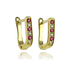 Złote Kolczyki Solidne Przecinki w Nowym Wydaniu - próba 585