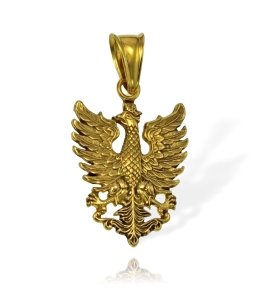 Złoty Wisiorek z Orłem Orzeł Godło - pr. 585