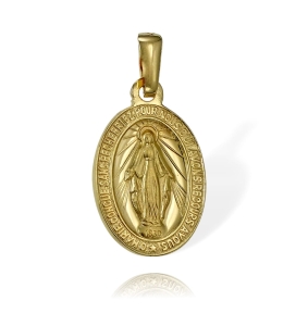 Złoty Cudowny Medalik Matki Boskiej - Próba 585