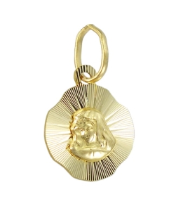 Piękny Złoty Medalik z Wizerunkiem Matki Boskiej !!!