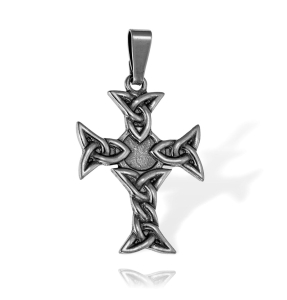 Srebrny Oksydowany Krzyż