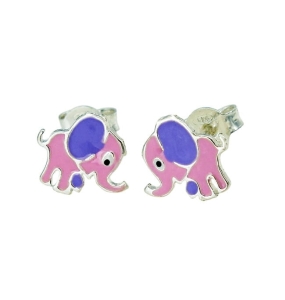 Piękne Srebrne Kolczyki Słonie dla Twojej Księżniczki !!! L-1