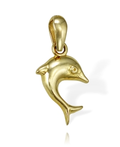 Złoty Wisiorek Delfin Delfinek - pr.585