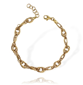 Piękna Efektowna Złota Bransoletka - Próba 585