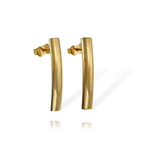 Piękne Złote Kolczyki na Sztyft - pr. 585