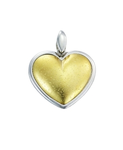 Piękne Srebrne Pozłacane Rodowane Serduszko Jakość !!