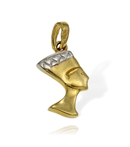 Piękny Złoty Wisiorek Nefretete Nefertiti - Pr. 585 