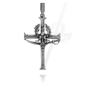 Srebrny Krzyż Bóg Honor Ojczyzna - KRZYŻ PATRIOTYCZNY !