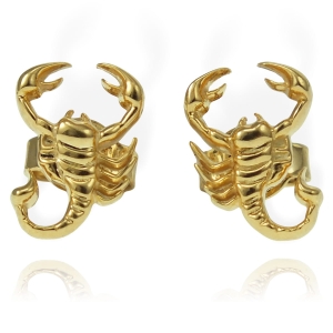 Świetne Złote Kolczyki Skorpiony - pr. 585 