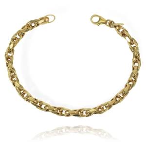 Modna Złota Efektowna Bransoletka - pr.585