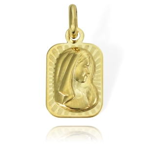 Złoty Cudowny Medalik Matka Boska - pr. 585