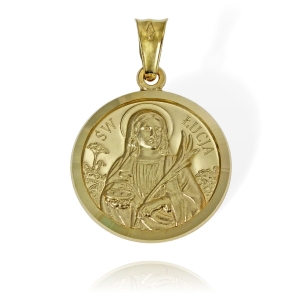 Złoty Medalik Świętej Łucji Święta Łucja - pr. 585