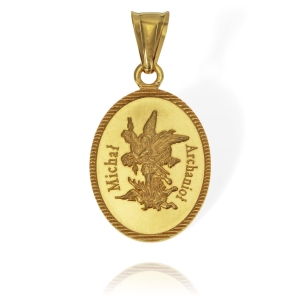 Złoty Medalik ŚWIĘTY MICHAŁ ARCHANIOŁ Pr. 585 