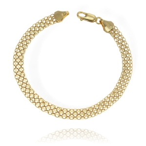 Złota Ażurowa Bransoletka BISMARCK- Próba 585 