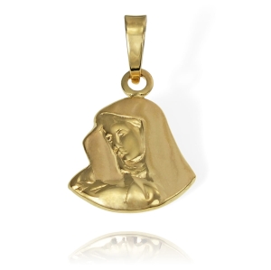 Piękny Złoty Medalik Matka Boska - pr. 585