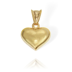 Gładki Złoty Wisiorek Serce - Pr. 585