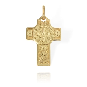 Złoty Krzyż Święty Benedykt Benedykta - pr. 585