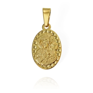 Złoty Medalik Matka Boska Częstochowska - pr. 585