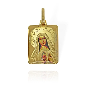 Złoty Medalik Niepokalane Serce Maryi - pr. 585