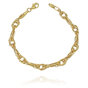 Piękna Złota Bransoletka - pr. 585  