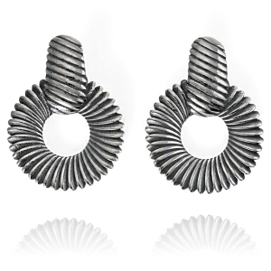 Srebrne Oksydowane Kolczyki ! 