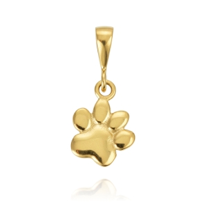 Złoty Wisiorek Psia Łapa Łapka - Pr. 585