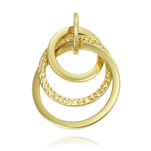 Duży Złoty Diamentowany Wisior - Pr. 585