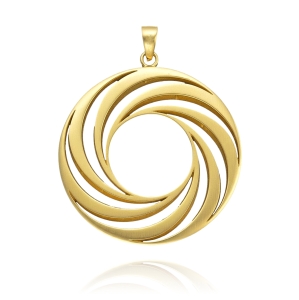 Piękny Złoty Ażurowy Wisior Wisiorek ! 