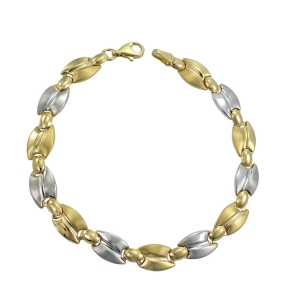 Piękna Modna Złota Bransoletka - Próba 585 ! 