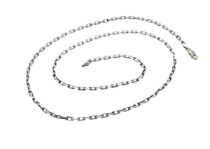 Srebrny Łańcuszek Anker,Ankier Diamentowany i Oksydowany 80 cm.!!!