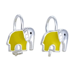 Piękne Srebrne Kolczyki Słonie,Słoniki na Biglu !!!