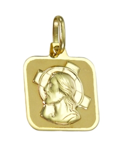 Piękny Złoty Medalik z Wizerunkiem Jezusa Chrystusa !!! Pr. 585